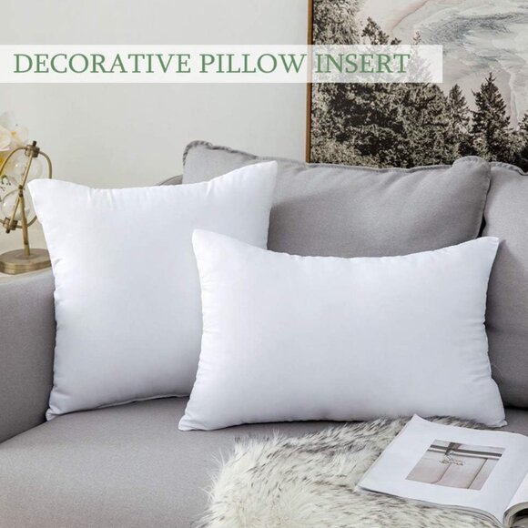 Brand New Throw Pillow Insert Hypoallergenic Premium Pillow/12*20inch - Picture 5 of 8